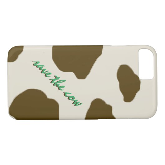 COQUES Case-Mate iPhone ENREGISTRER LA VACHE (Dos (Horizontal))
