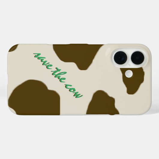 COQUES Case-Mate iPhone ENREGISTRER LA VACHE (Verso (horizontal))