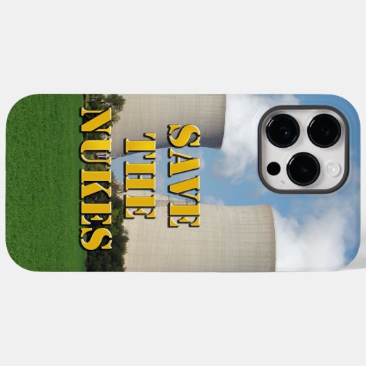 Coques Case-Mate iPhone Enregistrer Les Nukes (Verso (horizontal))