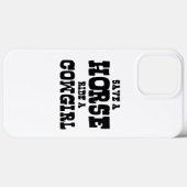 COQUES Case-Mate iPhone ENREGISTRER UN CHEVAL UNE COWGIRL (Verso (horizontal))