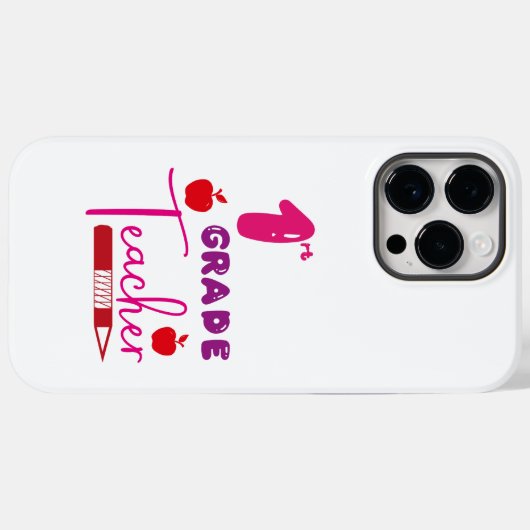 Coques Case-Mate iPhone Enseignant de première année (Verso (horizontal))