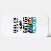 Coques Case-Mate iPhone Enseignant en chimie seulement parce qu'à temps pl (Verso (horizontal))