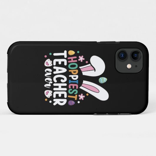 Coques Case-Mate iPhone Enseignant le plus optimiste à chaque école OEufs  (Dos (Horizontal))