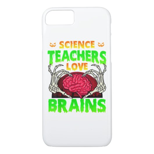 Coques Case-Mate iPhone Enseignants Cerveaux Squelette Coeur main Hallowee (Dos)