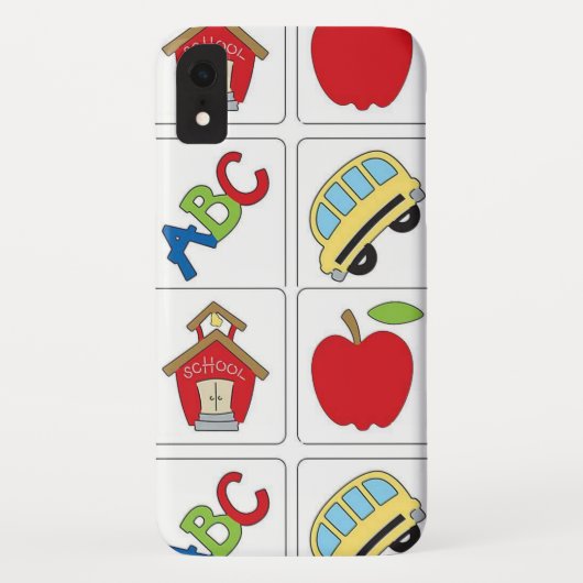 Coques Case-Mate iPhone Enseignants Conception de l'école Téléphone Case (Dos)