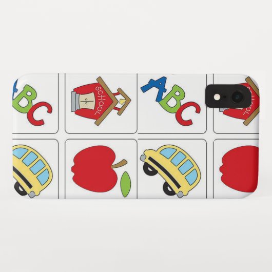Coques Case-Mate iPhone Enseignants Conception de l'école Téléphone Case (Dos (Horizontal))
