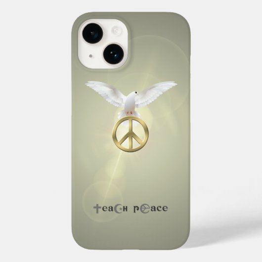 Coques Case-Mate iPhone Enseigner la paix | (Verso)