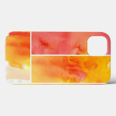 Coques Case-Mate iPhone Ensemble d'aquarelle abstraite peint à la main (Verso (horizontal))