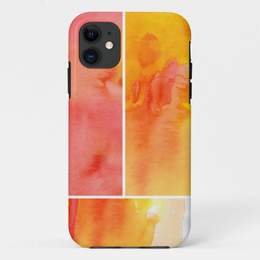 Coques Case-Mate iPhone Ensemble d'aquarelle abstraite peint à la main (Dos)