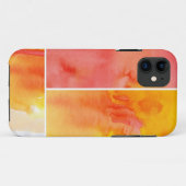 Coques Case-Mate iPhone Ensemble d'aquarelle abstraite peint à la main (Dos (Horizontal))