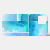 Coques Case-Mate iPhone Ensemble d'aquarelle abstraite peinte à la main 2 (Verso (horizontal))