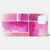 Coques Case-Mate iPhone Ensemble d'aquarelle abstraite peinte à la main 3 (Verso (horizontal))