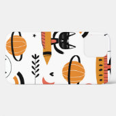 Coques Case-Mate iPhone Ensemble de chats mignons illustration design vint (Verso (horizontal))