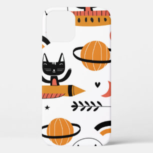 Case-Mate iPhone Case Ensemble de chats mignons illustration design vint