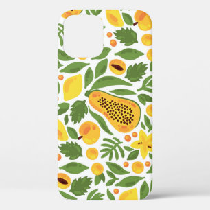 Case-Mate iPhone Case Ensemble de fruits exotiques : papaye, citron, man