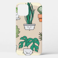 Ensemble de plantes de maison mignons dans des pot