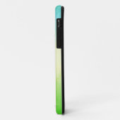 Coques Case-Mate iPhone Ensemble de tambour monogramme vert (Dos/Gauche)