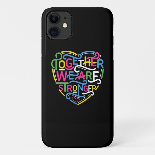 Coques Case-Mate iPhone Ensemble, Nous Sommes Plus Forts (Dos)