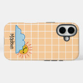 Coques Case-Mate iPhone Ensoleillement et nuages personnalisés (Verso (horizontal))