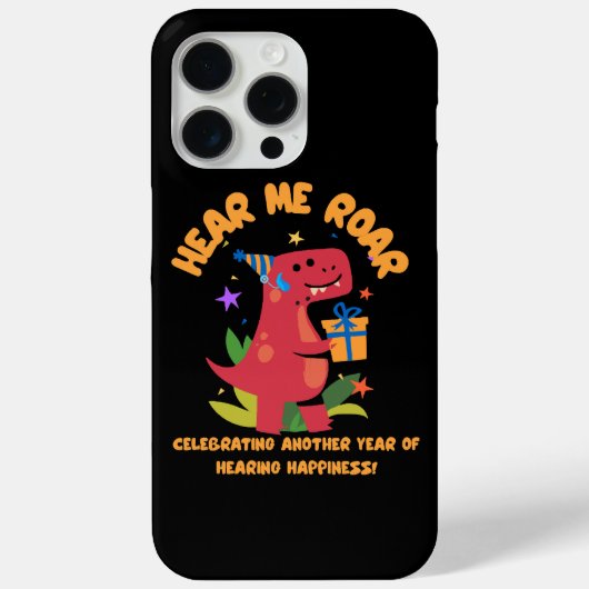 Coques Case-Mate iPhone Entendez-moi rugir Cochlear Implant Audience Anniv (Verso)