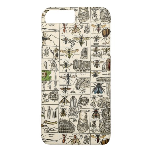 Coques Case-Mate iPhone Entomologie vintage (Dos)