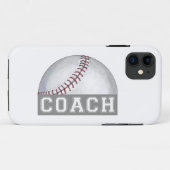 Coques Case-Mate iPhone Entraîneur de baseball (Dos (Horizontal))