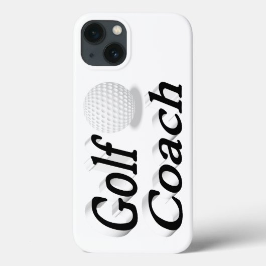 Coques Case-Mate iPhone Entraîneur de golf (Verso)