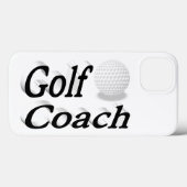 Coques Case-Mate iPhone Entraîneur de golf (Verso (horizontal))