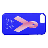 Coques Case-Mate iPhone Entraîneurs pour une cause_rose Ruban_personalized (Dos (Horizontal))