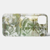 Coques Case-Mate iPhone Entrée de papillon vert avec porte en fer (Verso (horizontal))