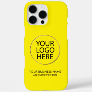 Coques iPhone 16 Pro Max Entreprise professionnelle Logo et Texte Compagnie
