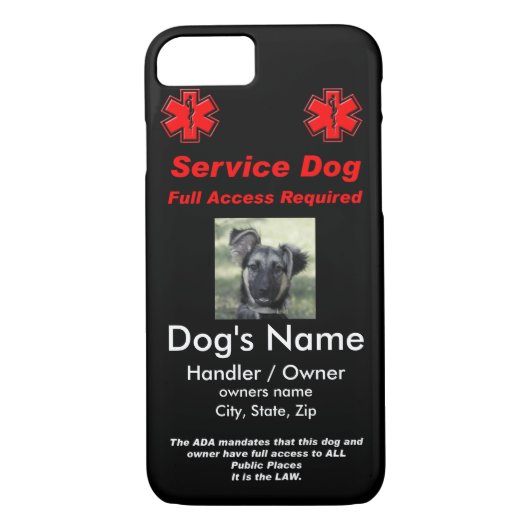 Coques Case-Mate iPhone Entretenez l'étiquette de chien (Dos)