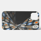 Coques Case-Mate iPhone Enveloppe artistique de papillon abstrait moderne (Verso (horizontal))