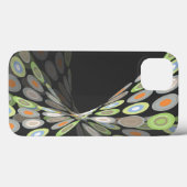 Coques Case-Mate iPhone Enveloppe artistique de papillon abstrait moderne (Verso (horizontal))