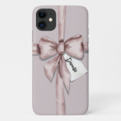 Coques Case-Mate iPhone Enveloppé dans un arc rose (Dos)