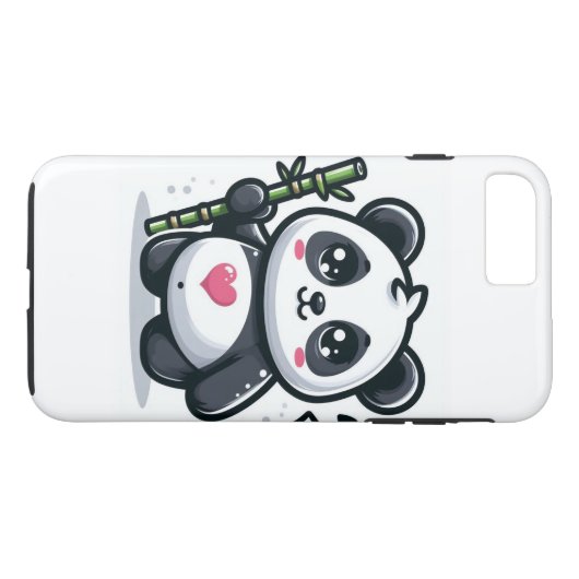Coques Case-Mate iPhone Enveloppe de Panda iPhone (Dos (Horizontal))