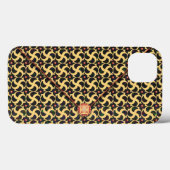 Coques Case-Mate iPhone Enveloppe en cage dorée (Verso (horizontal))