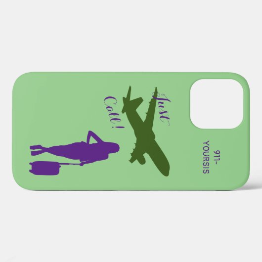 Coques Case-Mate iPhone Envoyer un appel (Verso (horizontal))