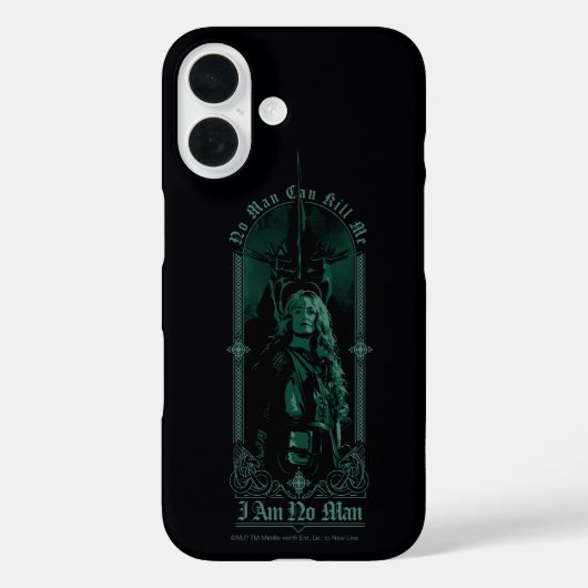 Coques Case-Mate iPhone Éowyn contre SAURON™ "Je ne suis pas un homme" Gra (Verso)