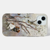 Coques Case-Mate iPhone Épagneul breton, Passion pour les oiseaux (Verso (horizontal))