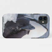 Coques Case-Mate iPhone Épaulard faisant une brèche (Dos (Horizontal))