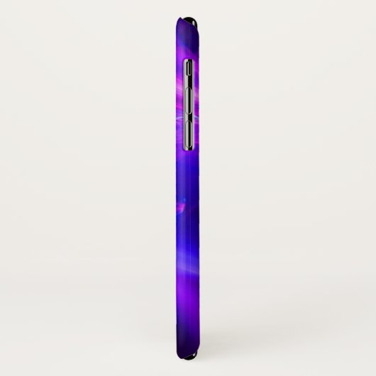 COQUES Case-Mate iPhone ÉPAULES FRACTALES ABSTRAITES EN ROSE BLEU PURPLE (Dos/Gauche)