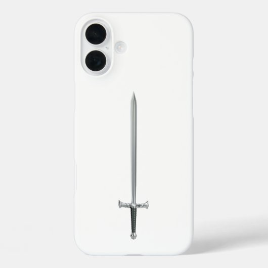 Coques Case-Mate iPhone Épée argentée (Verso)
