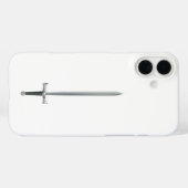 Coques Case-Mate iPhone Épée argentée (Verso (horizontal))