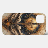 Coques Case-Mate iPhone Épée céleste avec ailes d'ange (Verso (horizontal))
