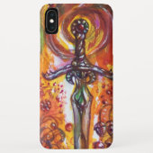 Coques Case-Mate iPhone ÉPÉE DURENDALE Imaginaire rouge jaune (Dos)