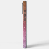 Coques Case-Mate iPhone Éperche violette rose rose or (Verso / Gauche)