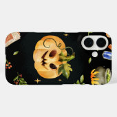 Coques Case-Mate iPhone Éperon citrouille - Halloween Éffrayant (Verso (horizontal))