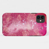 Coques Case-Mate iPhone Épersion de coeur cerise -Personnaliser (Dos (Horizontal))