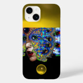 Coques Case-Mate iPhone EPHÉMERALE, BEAUTÉ AVEC MASK JEU Topaz Jaune (Verso)